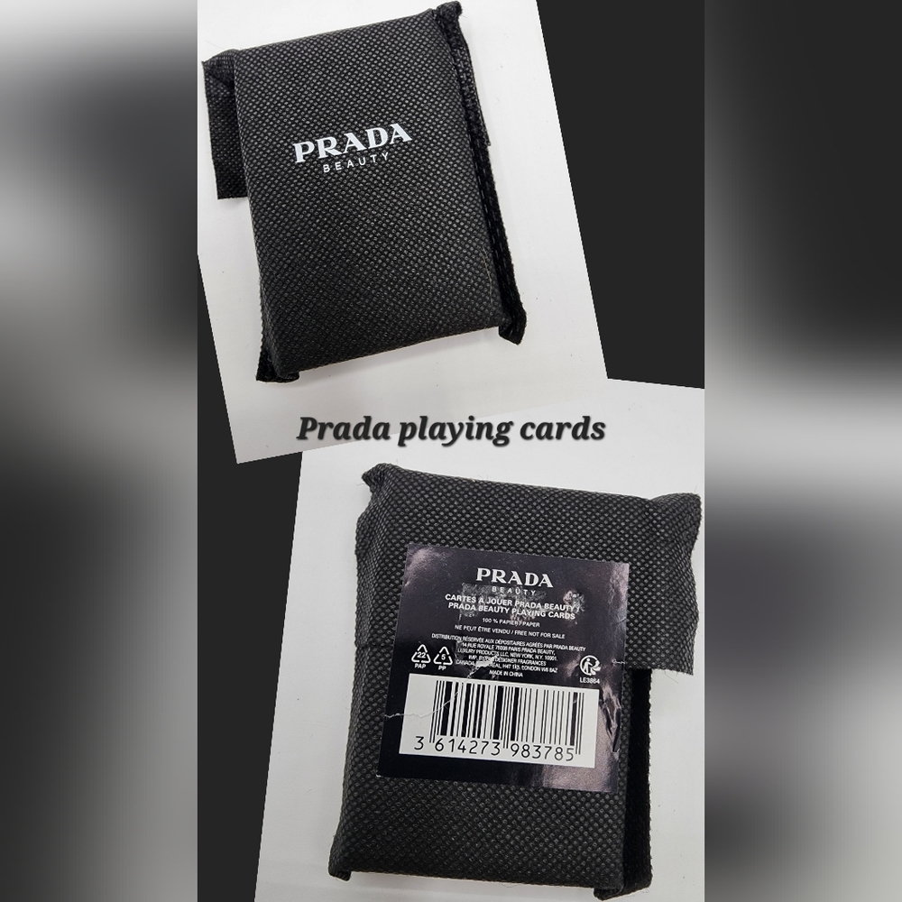 Prada Playing Cards NWT